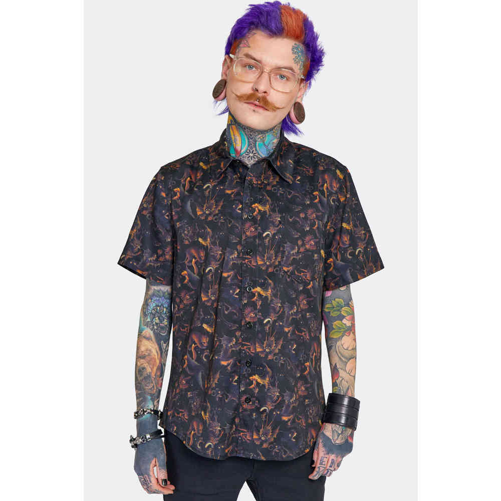 Jawbreaker - Paradise Lost Button Up Overhemd - Zwart